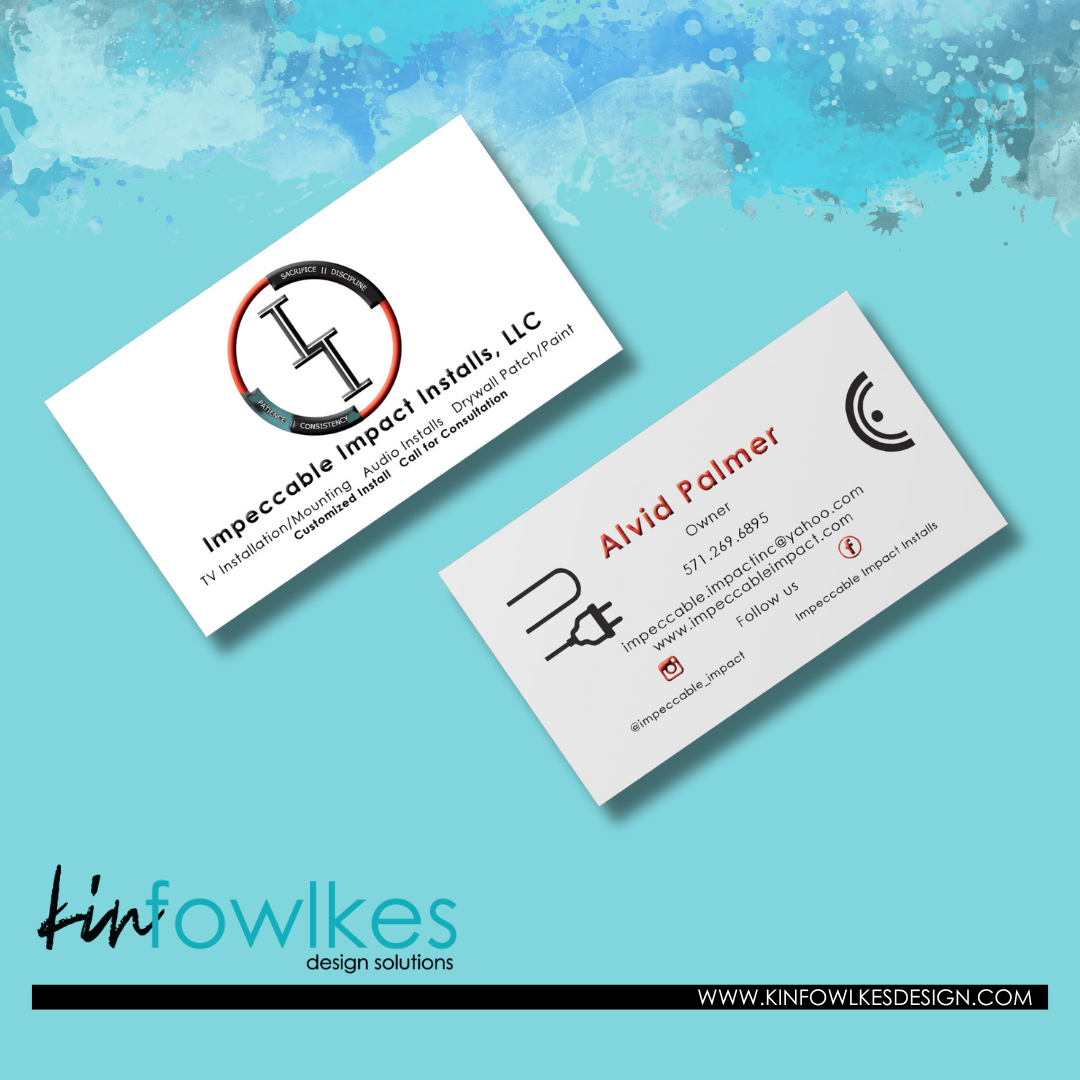 Standard Business Card Design